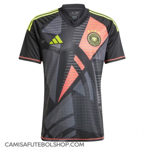 Camisa de time de futebol Alemanha Goleiro Replicas 1º Equipamento Europeu 2024 Manga Curta